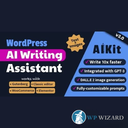 AIKit – WordPress AI Writing Assistant Using GPT-3